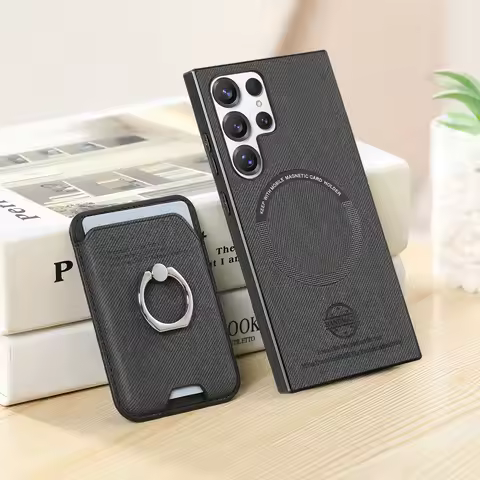 For Samsung S26 Ultra S25 Edge S24 S23 S22 Plus S21 FE Phone Case Detachable Leather Galaxy A17 A07 