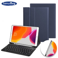 Keyboard Case for New iPad 10.2 2019 with Pencil Holder cover for Apple iPad 7th Generation A2200 A2