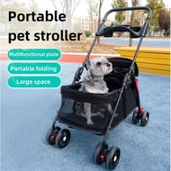 NEWEST - pawpedia - up to 20kg Pet Stroller Cat Dog Stroller Dog Cat Stroller Cat Wheelchair Folding