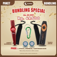 [SPECIAL BUNDLING] LUNNA Aether Wood Kazoo + Aether Aluminum Kazoo