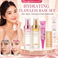Ellen Ella Instant Glass Skincare Kit PDRN Serum Spray Hydrating Mist Foundation Stick Magic Blush