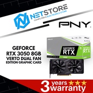 PNY GEFORCE RTX 3050 8GB VERTO DUAL FAN EDITION GRAPHIC CARD - VCG30508DFBPB1