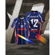 【Free Custom Name & number】2025 New Design Handball Sublimation Tshirt Jersey Custom Name And Number