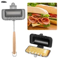 Hot Dog Toaster, Double-Sided Sandwich Baking Pan, Cheese Maker Sandwich Maker Flip Pan,