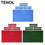 TENOL Professional 7ft Pool Table Felt + 6 Felt Strips, Billiard Snooker Cloth Felt for 7 or 8 Foot 