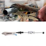 zhuida Xiuganpo Locking Pliers Slide Hammer Puller Set  9.8 in 2 Lb Swivel Grip Attachment for Nail 