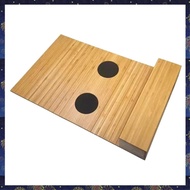 (F  Z)Couch Cup Holder Wood Multifunction TV Remote Holder Furniture Storage Bag Multi Foldable Couc