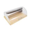DELICIA STAINLESS STEEL BREAD BOX - TRANSPARENT