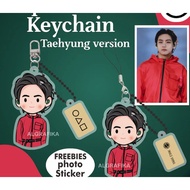 Squid game taehyung keychain bts squid game keychain fanart merchandise