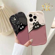 SS861 SS862 SOFTCASE SILICONE PINK BLACK CAT LOVE FOR INFINIX TECNO SPARK GO 8C 9 10 10C 20 PRO+ CAM