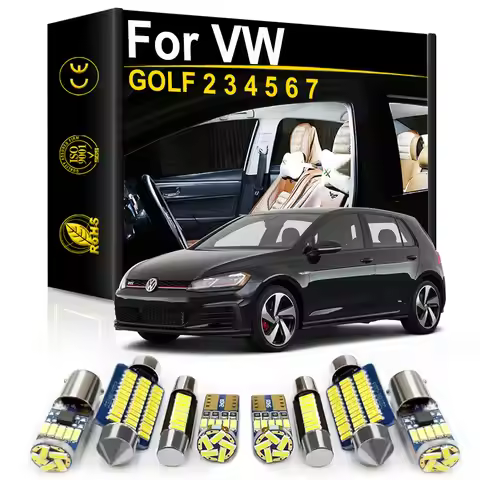 For Volkswagen VW GOLF 2 3 4 5 6 7 MK2 MK3 MK4 MK5 MK6 MK7 Accessories Car Interior LED Light Canbus