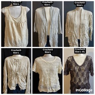 [2hand][13/12]-BIGSIZE-Cardigan & Crochet- Japanese/Korean Si Cardigan Sweater