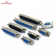5PCS DB9 DB15 DB25 DB37 9/15/25/37 Pin Straight 180 Degree Male Female Plug D-sub PCB Mounting Conne