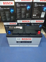แบตเตอรี่ฟรีค่าจัดส่ง Bosch Hightec Silver AMS DIN100/LN5 หรือขั้วจม 100Ah/850 CCA SMF ขนาด 35x17.5x19 ซม..พร้อมใช้งาน