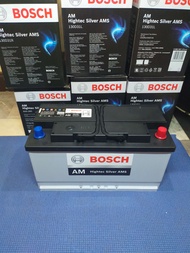 แบตเตอรี่ฟรีค่าจัดส่ง Bosch Hightec Silver AMS DIN100/LN5 หรือขั้วจม 100Ah/850 CCA SMF ขนาด 35x17.5x