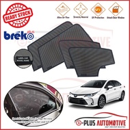 Toyota Altis 2019-2024 Breko Sun Shade High Quality Car Magnetic Sunshade [Rear Windscreen] (4 Pcs)