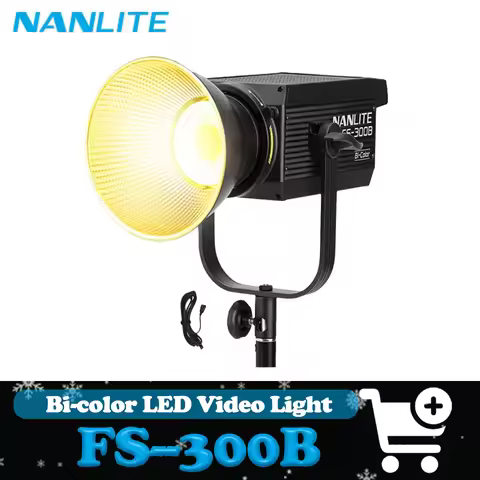 Nanlite FS-300B Bi-color LED Video Light with NANLINK APP Control 350W 2700K-6500K for Camera Photog