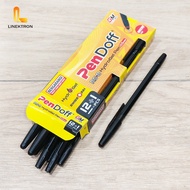 (SELL 1 PCS) BLACK PEN GM PENDOFF BALLPOINT/ PER PCS GM PENDOFF BLACK PEN/ GADJAH MADAH PENDOFF BLAC