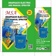 POMPA SPRAYER MSA-16L GARANSI(MANUAL)(ELEKTRIK)(MANUAL+ELKTRIK)VARIASI