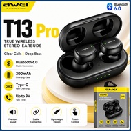 Awei T13 Pro TWS Bluetooth Wireless Earbuds In-Ear HiFi Stereo Deep Bass HD Mic for iPhone Android
