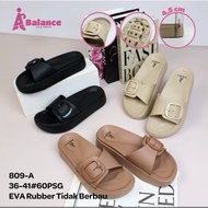 809-A lightweight jelly slip-on sandals made of eva rubber, size 36-41, height 4.5cm