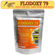 FLODOXY 79 Trị cháy đuôi chướng hơi lật bụng tấp mé xuất huyết ghẻ lở cho nòng nọc cho ếch gói 200g 