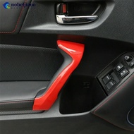 NOBELJIAOO 1Pair Car Inner Door Handle Protective Covers Decoration Sticker for Toyota 86 Subaru BRZ