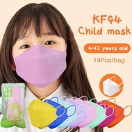 🔥พร้อมส่งในไทย🔥แมสเด็ก KF94 หน้ากากอนามัยเด็ก ทรงเกาหลี 3D [แพ็ค10ชิ้น] รุ่น Face Mask-27Nov-J1