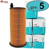 Five(5) 11428507683 Engine Oil Filters For Toyota AVENSIS VERSO BMW 420d 425d 430d 435d F20 F21 F22 