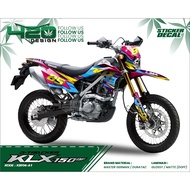 KLX 150 Decal Sticker KLX 150BF Fullbody Sticker/ KLX 150 BF Striping Decal/ KLX BF Sticker/ KLX Dtr