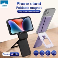 Agate DesignMagnetic Folding Mobile Holder Stand Self-adhesive Invisible Portable Bracket Universal 