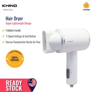 KHIND Pengering Rambut Hair Dryer (1000W) HD1002