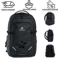 TAS RANSEL EIGER FORLOUGH 20L HITAMMERAHOLIVE/TAS SEKOLAH SIMPEL STYLE TAS RANSEL KULIAH PRIA WATERP