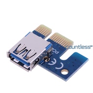Universal PCI E X1 Adapter PCIe 1X to USB 3.0 Adapter Practical for PCI Express Riser Mining Miner U