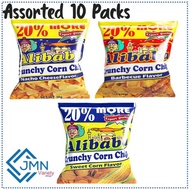 JM FG-0330 | 10 PCS | 30G | Alibaba Crunchy Corn Chips | BBQ | Sweet Corn | Nacho Cheese Flavor [14]
