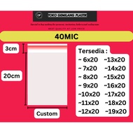 40MIC (THICK) OPP Bread Plastic Food Packaging Plastic/ Accessories Plastic/ 6x20/ 7x20/ 8x20/ 9x20/