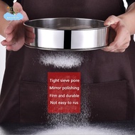 [LI] Kitchen Fine 60# Mesh Flour Sifter Stainless Steel Flour Sieve Strainer Sifter 【IE】