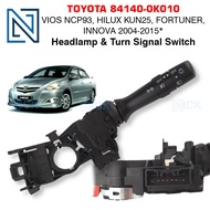 TOYOTA Vios NCP93 2007-2014 HILUX VIGO KUN25 Turn Signal Indicator Switch Suis Lampu 84140-0K010