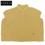 Forty-Five R Canoco 中號吊帶 Polo 衫，純棉，女款，黃色，70570012