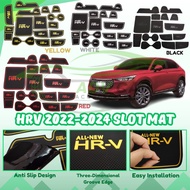 Honda HRV 2022-2025 Interior Slot Mat Anti-Slip Mat Car Accessories Bodykit Accessori Aksesori