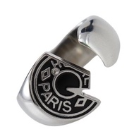 【日本直送】愛馬仕 HERMES Carousel 17.5號 戒指 ×金屬 黑色 約9.13g 男士【二手】