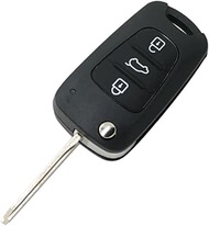 BROVACS Kia K2 K5 Replacement 3 Button Keyless Entry Flip Remote Key Shell Case SS161B