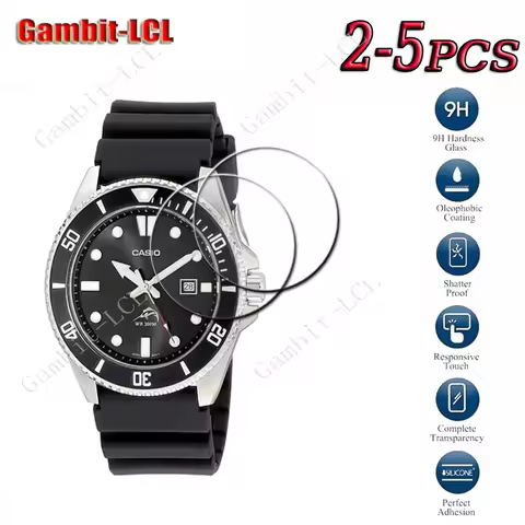 9H HD Original Tempered Glass For Casio MDV-106-1A 107 MDV107 EFV-520DB 500D 500L 540D 540L GBD-H100