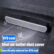 BYD Seal Air Outlet Mask Under The Rear Seat BYD Seal EV Seat Dust Cover Stainless Steel Interior Mo