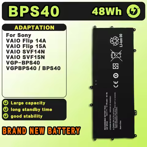 SAT BPS40 New Laptop Battery Replacement For SONY VAIO Flip 14 15 SVF14N SVF15N VGP-BPS40 SVF15N18PX