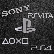 SONY Metal Sticker PS4 PS3 LOGO LOGO Mobile Phone Computer TV Display Game Console Decoration Sticke