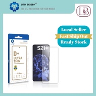Samsung S21, S21 Plus, S22, S22 Plus, S23, S23 Plus Glass Screen Protector Full Glue Case Friendly