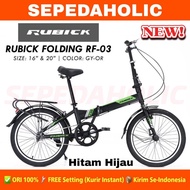 promo cuci gudang Sepeda Lipat RUBICK RF 03 Ukuran 16 20 Inch Dewasa Anak Boncengan