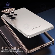 Luxury Light Aluminum Metal Frame For Samsung Galaxy S25 Ultra Plus S24 S23 S25ultra Bumper Case All