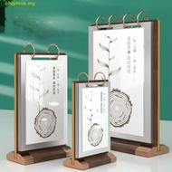 CHIPHIVE​ Ads Display Stand, Multi page Loose leaf Menu Card Holder, Multipurpose Aon-slip Label Hol